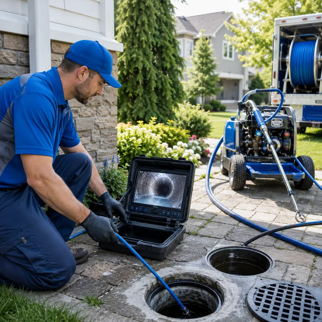 Outdoor drain cleaning professionals serving West Ossipee, NH