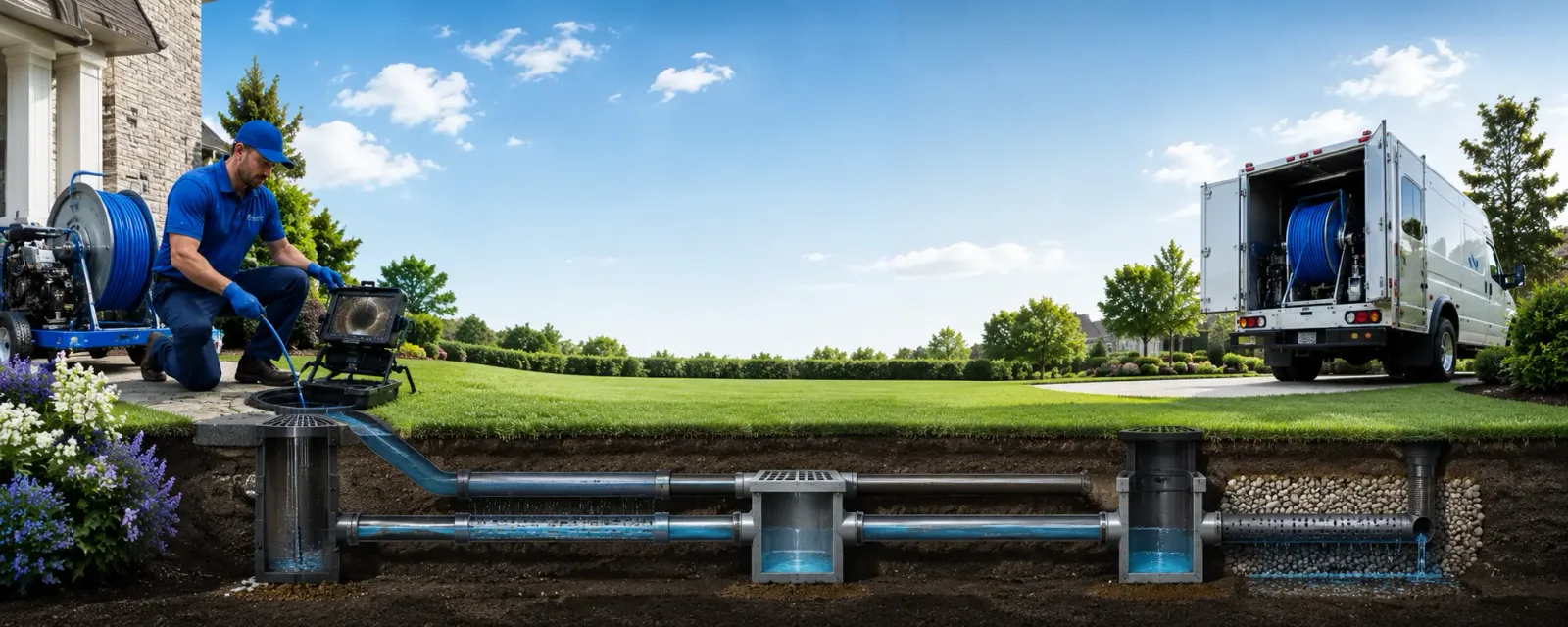 Outdoor drain cleaning information for West Ossipee, NH